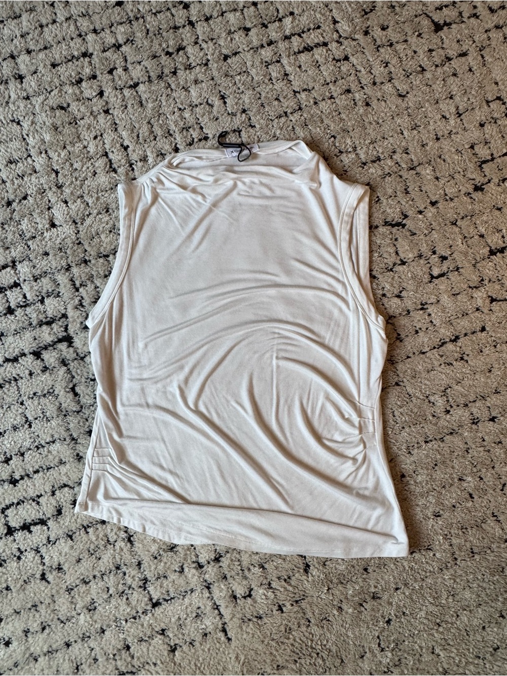 Sleeveless White Women’s Jersey Tank Top